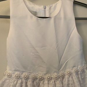 SOLD White Cinderella Dress - Girl's Size 12